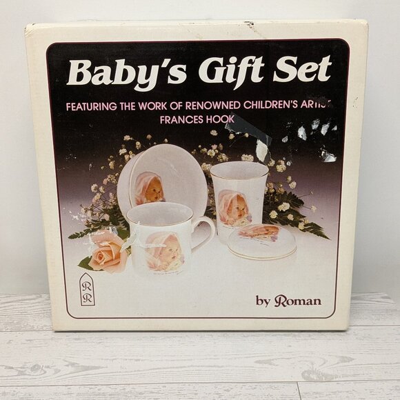 Vintage 1984 Baby's First Gift Set - Bowl, Cup, Tumbler & Pin Box - Picture 4 of 15